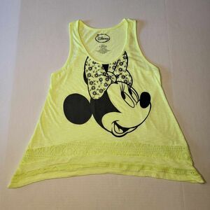 Disney Graphic Tank Top Yellow Juniors Lg. {11/13}